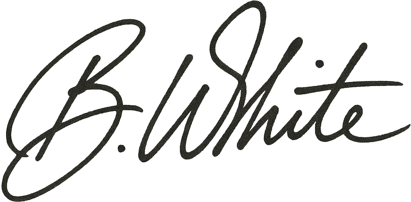 B. White signature